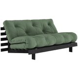 Karup Design Zelena raztegljiva sedežna garnitura 160 cm Roots Black Night – | Shoptok.si