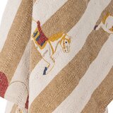 Bloomingville Bela/rjava odeja 130x160 cm Merry-go-round – | Shoptok.si