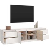 TV ormarić bijeli 176 x 37 x 47 5 cm od masivne borovine | shoptok.hr