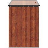  Kutija za spremanje u vrtu Smeđa 151,5 x 82 x 110,5 cm Čelik | shoptok.hr