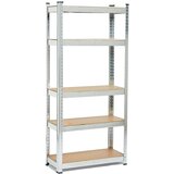 Vonhaus Regal 5 delni, 1.5 m, galvaniziran | Shoptok.si