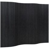 Sobna pregrada crna širina 250 cm visina 165 cm od bambusa | shoptok.hr