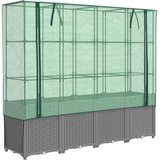  Povišena gredica s pokrovom za staklenik 160 x 40 x 153 cm | Eponuda.com