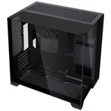 Računalniško ohišje O11 Vision-M, Micro-ATX, kaljeno steklo, črno