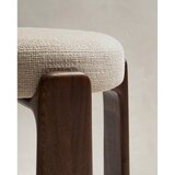 Kave Home Bež/v temni naravni barvi barsko stol iz masivnega jesena (višina sedeža 75 cm) Granite – | Shoptok.si