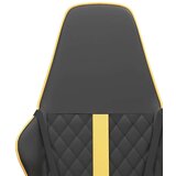  Igraća stolica crno-zlatna od umjetne kože | shoptok.hr