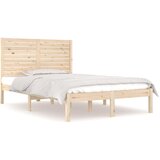  Okvir za krevet od masivnog drva 120 x 190 cm mali bračni | shoptok.hr