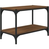 Maison Chic TV omarica - TV stojalo - Televizijska omarica rjav hrast 60x33x41 cm inženirski les in jeklo, (21701410) | Shoptok.si