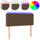  Posteljno vzglavje temno rjavo 100x5x78/88 cm blago, (20738760) | Shoptok.si