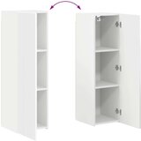 Set TV komoda Zidne 4 pcs Bijelo Konstruirano drvo | shoptok.hr