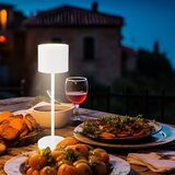 BRILONER 7521016 - LED prigušiva stona lampa SIGO 2,5W/5V IP44 2600 mAh bela | Eponuda.com