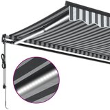 Tenda na automatsko uvlačenje LED antracit i bijela 600x350 cm | shoptok.hr