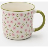 Sinsay Keramička šalica s cvjetnim motivom | shoptok.hr
