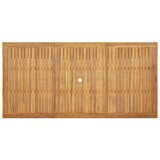  Vrtni set za objed 9 kom. 8-sjedala Smeđa Čvrsto drvo akacije 200 x 100 x 74 cm | shoptok.hr