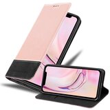 Cadorabo Ohišje, združljiv z jabolkom v rožnatih zlatu črni barvi - zaščitni pokrov z magnetnim zapiranjem, stoječo funkcijo in režo za kartico, (20592840) | Shoptok.si