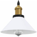 vidaXL Visilica podesiva po visini E27 sjajno bijela Ø 22 cm metal Cijene