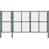  Vrtna vrata Čelik 400x200 cm Zelena | Eponuda.com