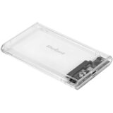 Rebel 2,5" SATA USB C 3.1 prozirno kućište za tvrdi disk | shoptok.hr