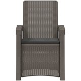  Ležaljka za vrt s izgledom ratana 2 pcs Svjetlosiva i antracit | shoptok.hr
