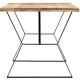 vidaXL Jedilna miza 140x80x76 cm trden mangov les | Shoptok.si