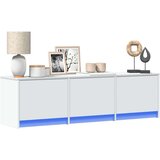 TV omarica z LED Bela 140 x 34 x 40 cm Konstruiran les, (5000137139) | Shoptok.si