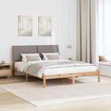  Konstrukcija postelje Rjava 150 x 200 cm Masivno borovo les, (5000084292) | Shoptok.si