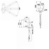 Blanco 525199 Fontas-S II izvlečna kuhinjska armatura s priključkom za vodni filter | Shoptok.si