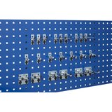 eurokraft pro komplet s perforirano ploščo, komplet: plošča z luknjami + 22 držal za orodje, vxš 457 x 1524 mm Cene