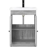  Set namještaja za kupaonicu Siva Sonoma 78,5 x 37,5 x 81 cm | shoptok.hr