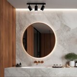  LED RGBW prigušiva kupatilska ugradna spot lampa TURYN 3xGU10/6W/230V IP44 crna | Eponuda.com