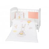 Kikka Boo Posteljina sa ogradicom 6 pcs 70/140 Rabbits in Love (KKB61077)