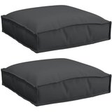  Jastuk 2 pcs Crna 40 x 40 x 8 cm Oxford tkanina | Eponuda.com