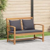  Set vrtnog stola i klupe s jastučićem 2 Komad Čvrsto teak drvo | shoptok.hr