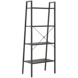  Samostojeće police s 4 razine crne 56 x 35 x 140 cm | shoptok.hr