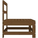  Srednja vrtna sofa smeđa boja meda od masivne borovine | shoptok.hr
