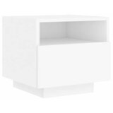  Noćni ormarići s LED svjetlima 2 kom bijeli 40 x 39 x 37 cm | Eponuda.com