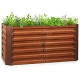 Blumfeldt Rust Grow, visoka greda, vrtna greda, pocinkana jeklena pločevina, rjavkasta obdelava | Shoptok.si