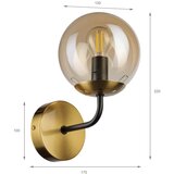  Brilagi - Zidna lampa MALIVA 1xE14/15W/230V zlatna | Eponuda.com