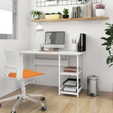 za računalo bijeli 105 x 55 x 72 cm od MDF-a i metala