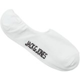 Jack & Jones muške čarape 12260080, 3 para, Bele