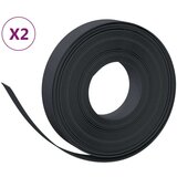  Vrtne ivice 2 kom crne 10 m 10 cm od polietilena | shoptok.hr
