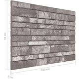  3D zidni paneli s uzorkom tamnosivih cigli 10 kom EPS | shoptok.hr