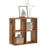 vidaXL Knjižna omara starinski les 68,5x32x68,5 cm inženirski les Cene