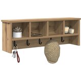  Vješalica za kapute na zidu Umjetnički hrast 75 x 16 x 26 cm | shoptok.hr