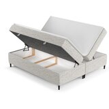 Maison de Rêve Svetlo siva boxspring postelja s prostorom za shranjevanje 160x200 cm Araya – | Shoptok.si