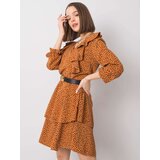 RUE PARIS Dress-WN-SK-R824.68-light brown | Shoptok.si