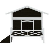  Kućica za pse siva 159 x 120 x 88,5 cm od masivne borovine | Shoptok.si