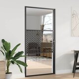 Staklena vrata Rezbarija Crna 102,5 x 3,5 x 201,5 cm Aluminij Cene