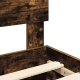  Konstrukcija postelje z vzglavjem Dimljeni oreh 140 x 200 cm, (5000102247) | Shoptok.si