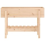  Povišena vrtna gredica 101 x 30 x 69 cm od masivne borovine | shoptok.hr